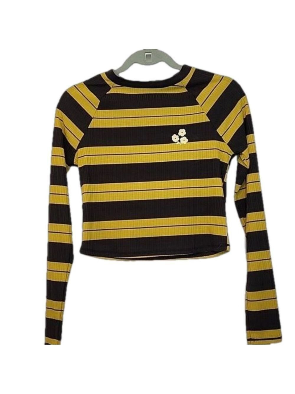 Urban Outfitters,  women's long sleeve , gold and brown top